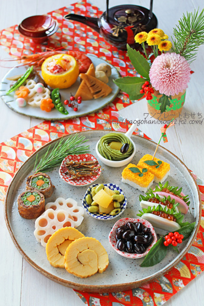 お正月気分を簡単に！おしゃれにおせちを盛り付けてお正月気分をUP！4yuuu