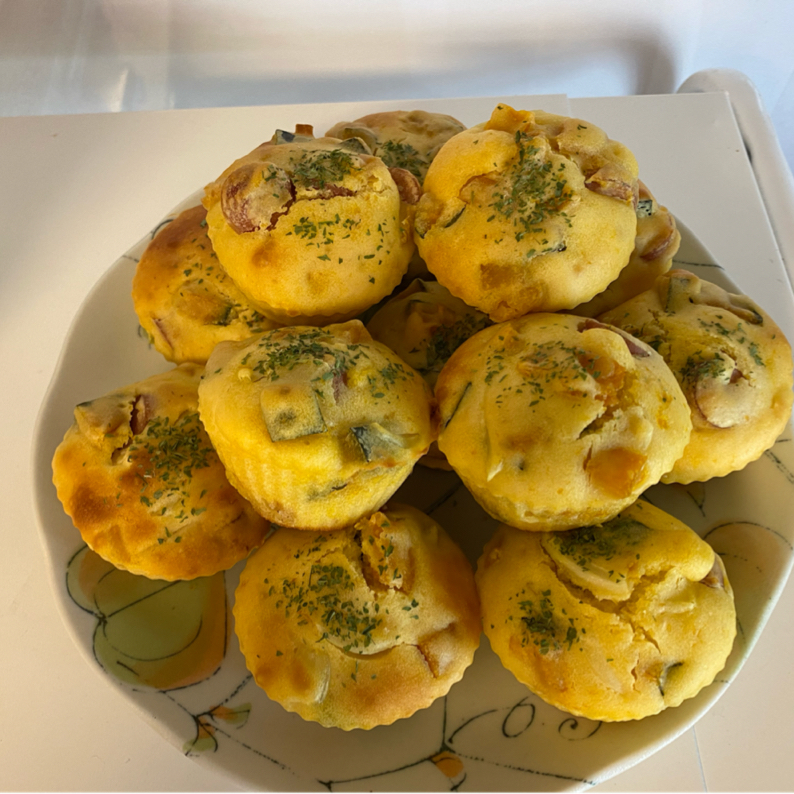 話題のおかずマフィンをHMとお豆腐でヘルシーに！mamatas ママタス