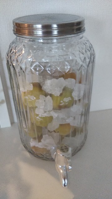 いつもの食卓：梅を干す - Shukuko Quilt - シュクコキルト