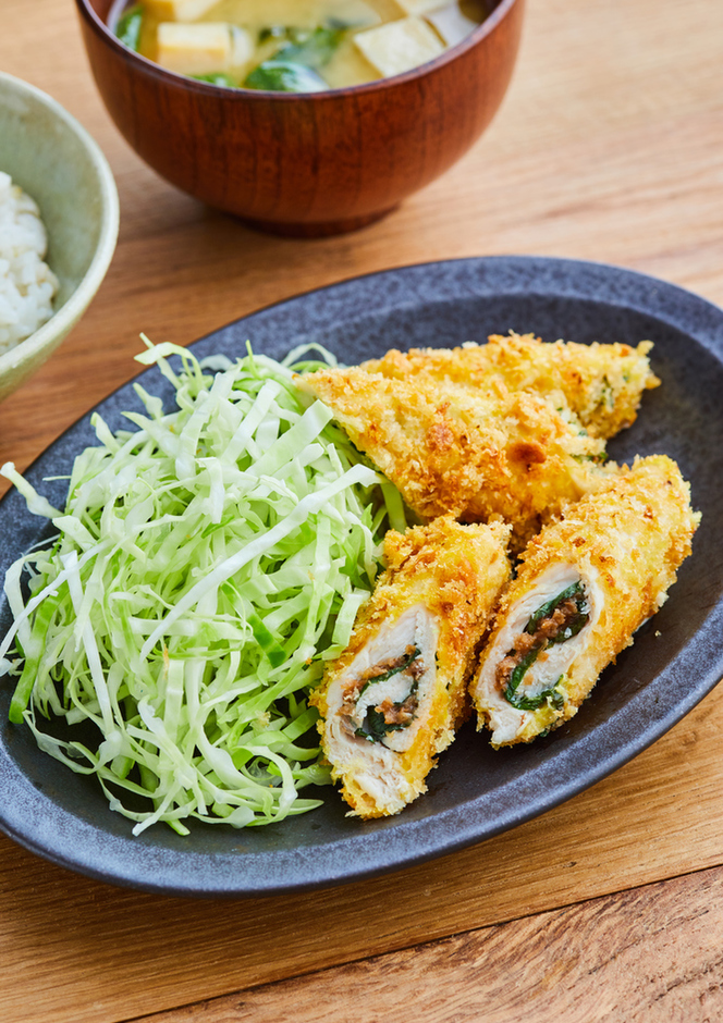 揚げない 梅じそチキンカツ
