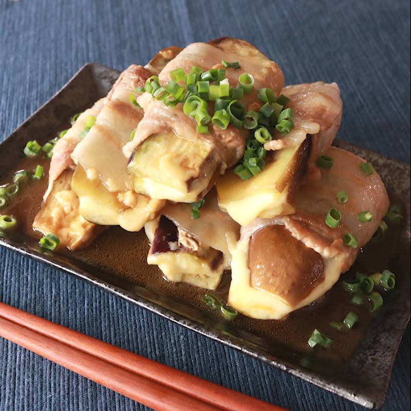 茄子は輪切りで！「輪切り茄子の豚巻き」弁当kameyo 料理家 かめ代