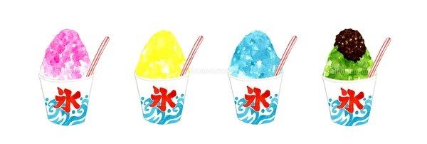 手描きベクター食べ物イラスト素材 縁日・お祭り・屋台の食べ物セットのイラスト素材76666730- PIXTA