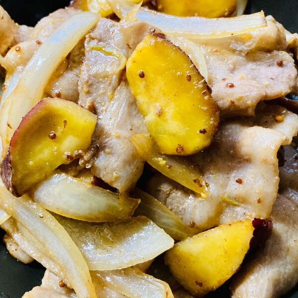 豚ロース肉のハニーマスタードソテ