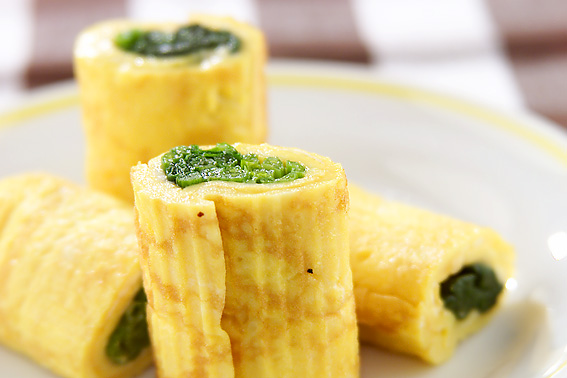 ほうれん草とチーズの卵焼き お弁当レシピ