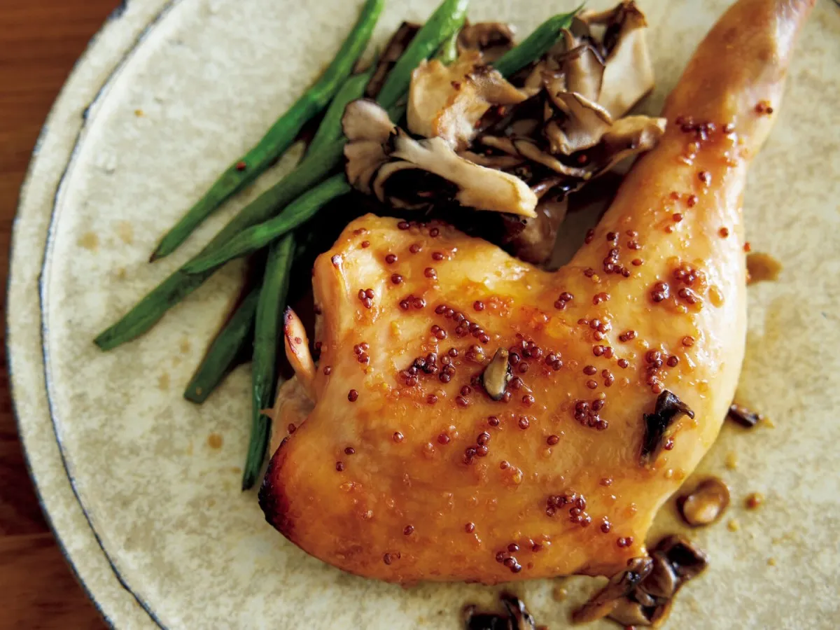 ローストチキン照り焼き味のレシピ レンジ×オーブンオレンジページ ニュースデイリーオレンジページnet
