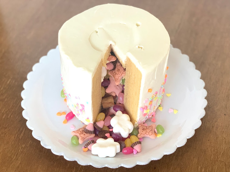 ナッペ不要!ホケミで簡単♪手作り誕生日ケーキ