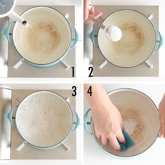 連休は掃除強化！一番ラクチンな方法で「ホーロー鍋」の焦げ汚れを取ってみた生活のアイデア暮らしニスタ