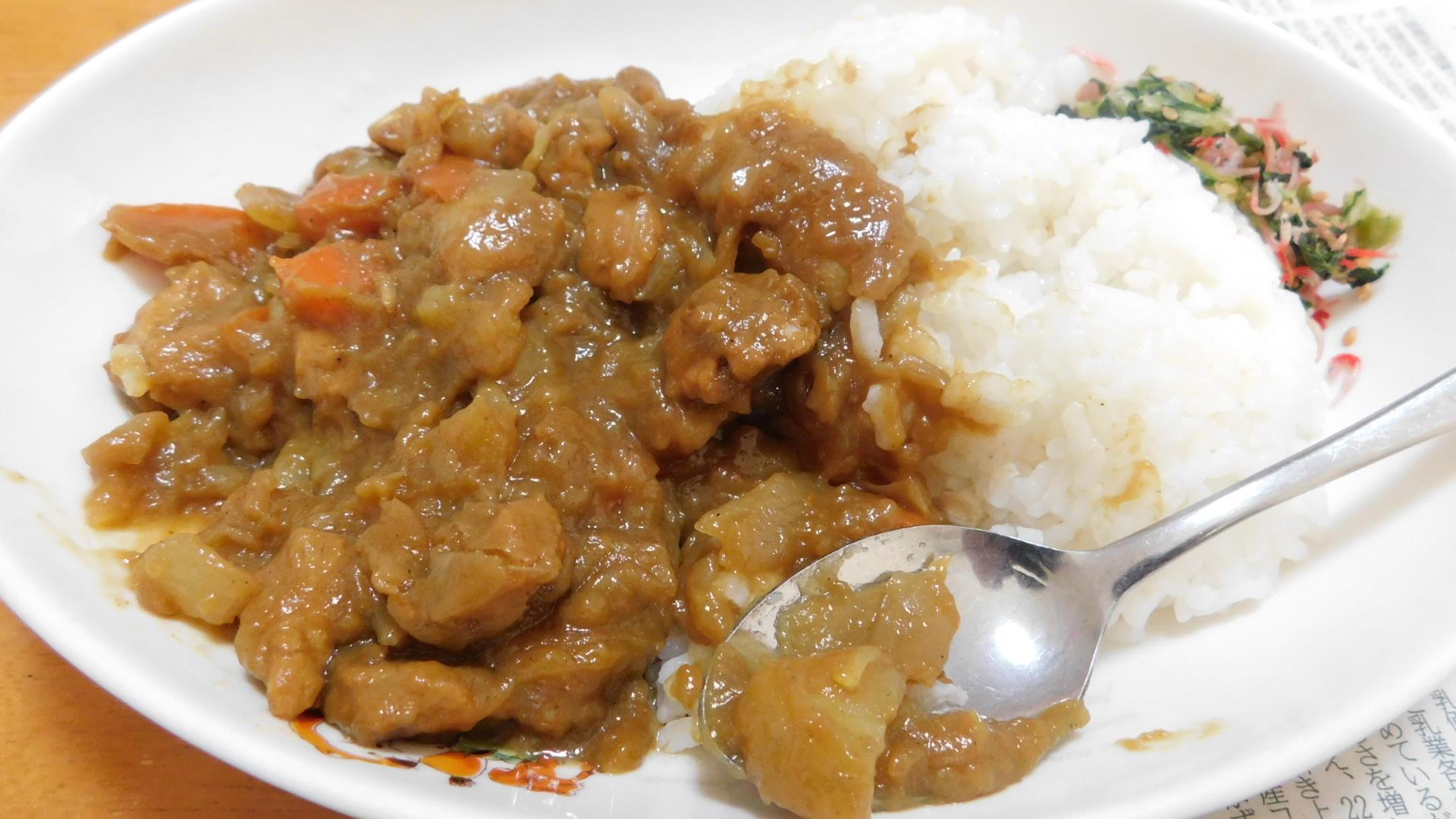 新じゃがいもの春野菜カレ