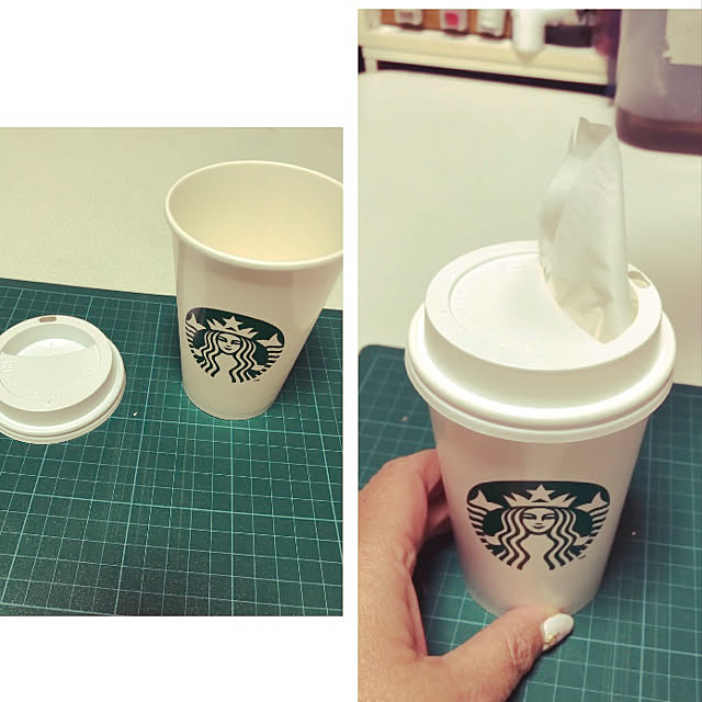 スタバのミニカップを使った手作りおもちゃ工作