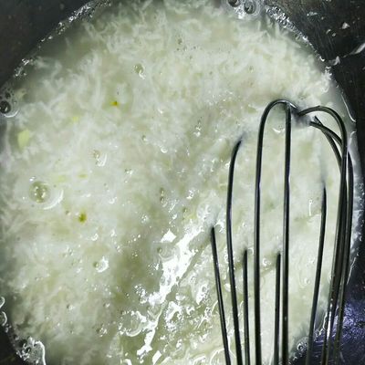 キャベツたっぷり！ 山芋のふわふわお好み焼き