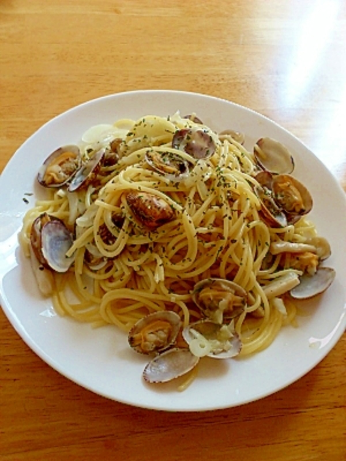 水煮でお手軽 ボンゴレビアンコ