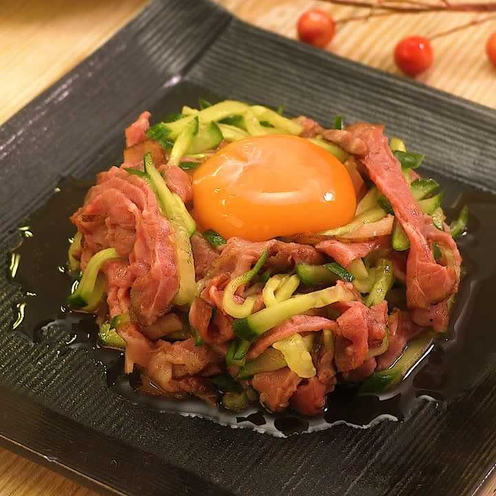 焼肉のタレで簡単！ユッケ風マグロ丼