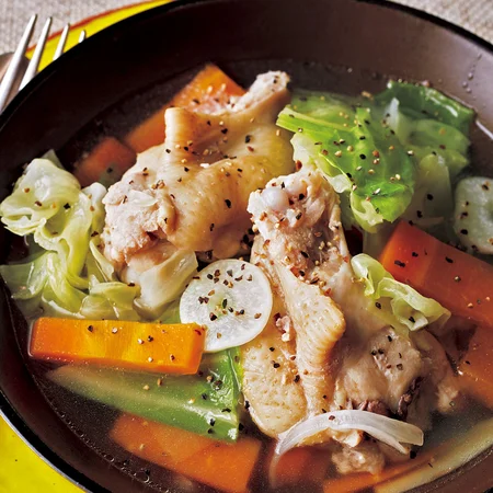 からだの芯からぽっかぽか！「手羽元と白菜」のあったかメインフーディストノート