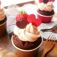 簡単かわいい！バレンタイン向けデコカップケーキの作り方おうちごはん