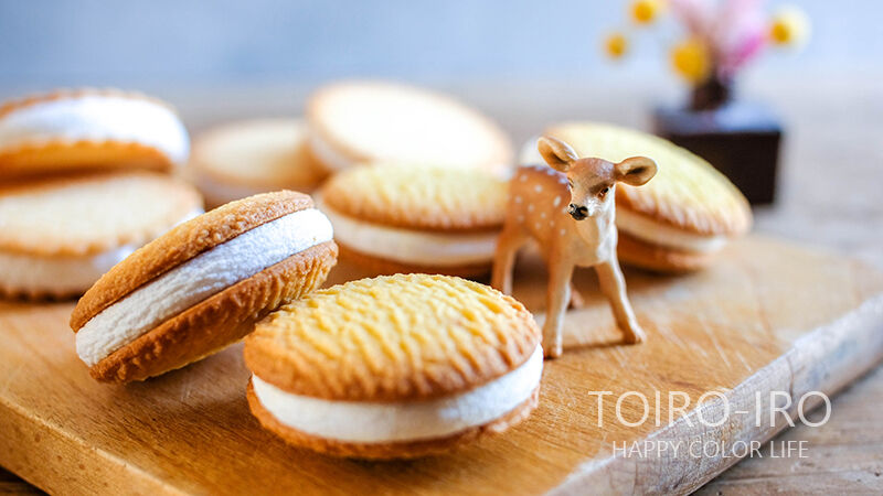 簡単ハロウィンマシュマロクッキーサンドレシピ