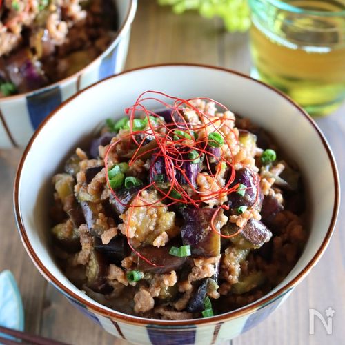 レシピ「가지볶음」～茄子とひき肉のピリ辛炒め～KOREAN COOKING キョンファスタジオ