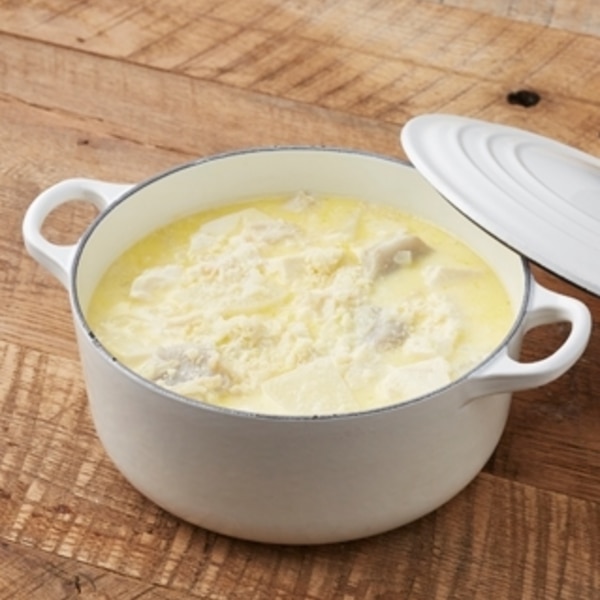 ル・クルーゼレシピ にん玉じゃがスープかきねキッチン