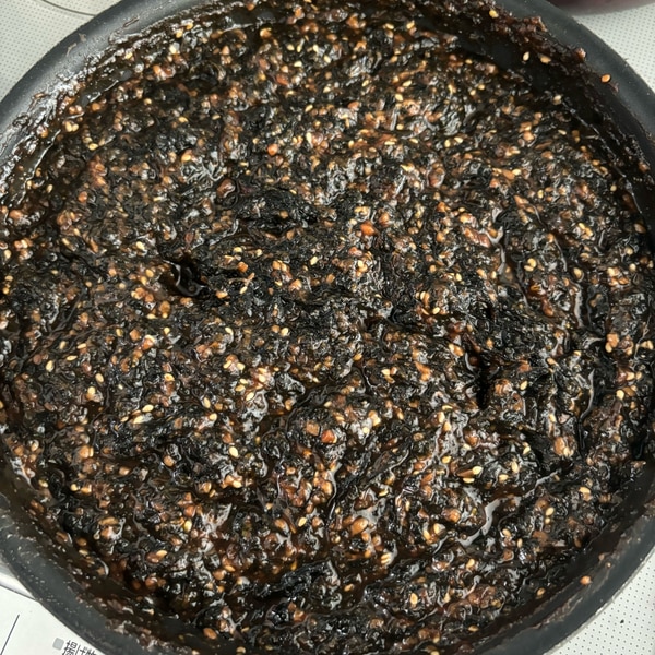 しそジュースのあとの再利用、赤紫蘇のつくだ煮