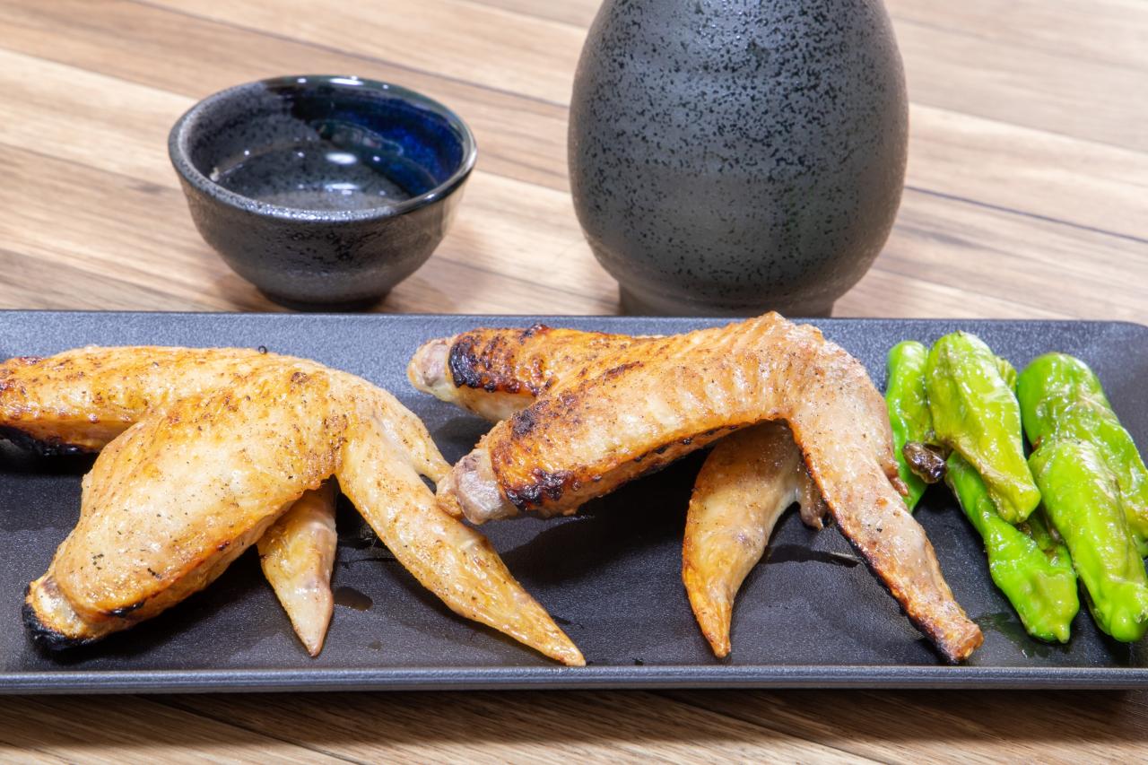 鶏手羽の海水焼き