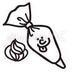 ホイップクリーム イラスト