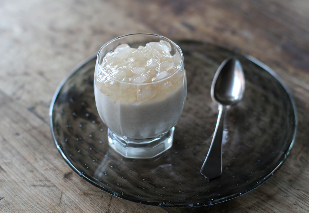 梨のコンポートアンヴデット 加賀しずくデザートスイーツ日本代表EN VEDETTE