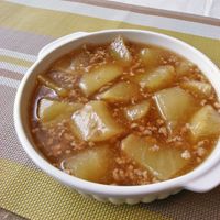 大根とひき肉で♪簡単とろ〜り煮物