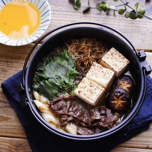 どん兵衛肉うどんのすき焼き風アレンジレシピ