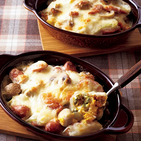 簡単だけど豪華！かぼちゃのパーティーグラタン 子供も喜ぶ