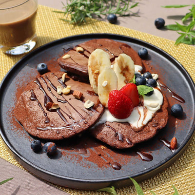 ふわふわマシマシ米粉パンケーキ