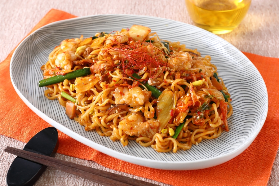 辛ラーメンアレンジ 調味料だけで担々風油そば