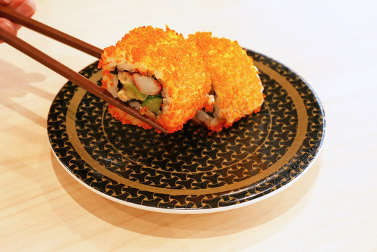 角煮のカルフォルニアロール