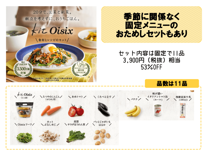 オイシックスお試しセット1980円の内容は？驚きのお得感を体験こぬしの宅食