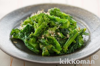 菜の花のペペロンチーノ