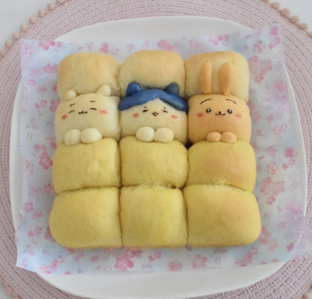 『ふんわり美味しい♡ちぎりパン』可愛いにゃでぃあチョコパン♡