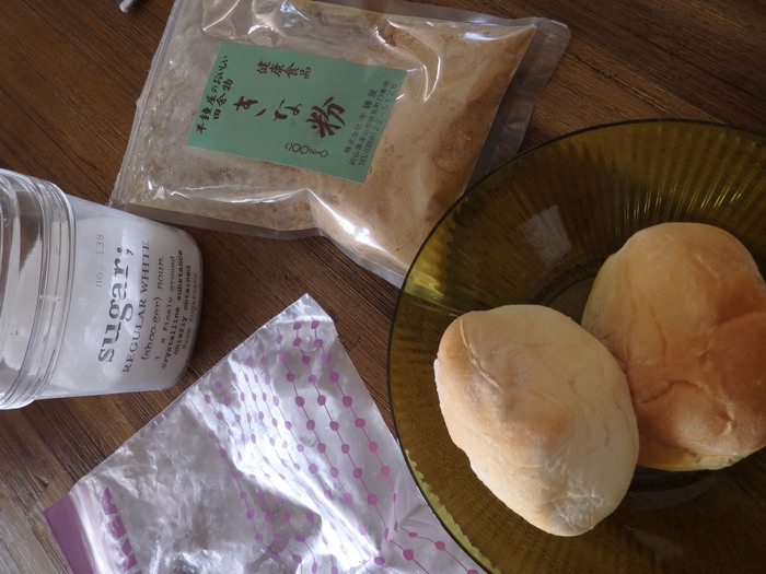 ロールパンで簡単☆揚げパン ココア