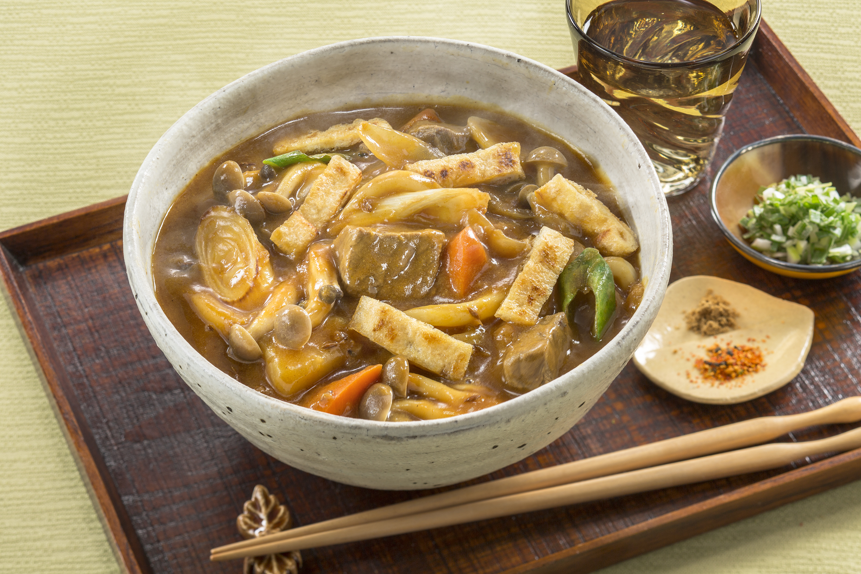 にらと油揚げのカレー炒め☆彡わたしのごはん☆Happy Days☆～Happyレシピ☆～毎日美味しい食卓を♪