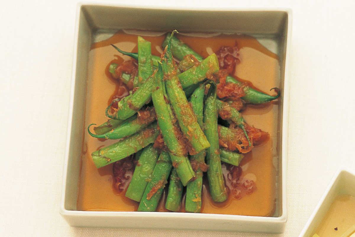 いんげんのうす甘煮