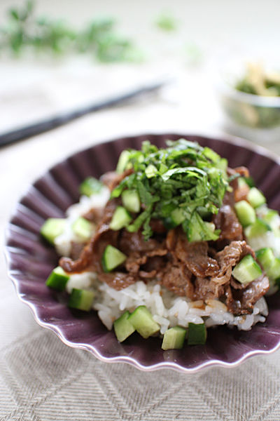 焼肉のたれで簡単豚丼