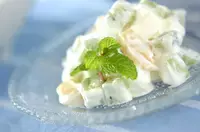 マシュマロフルーツヨーグルト