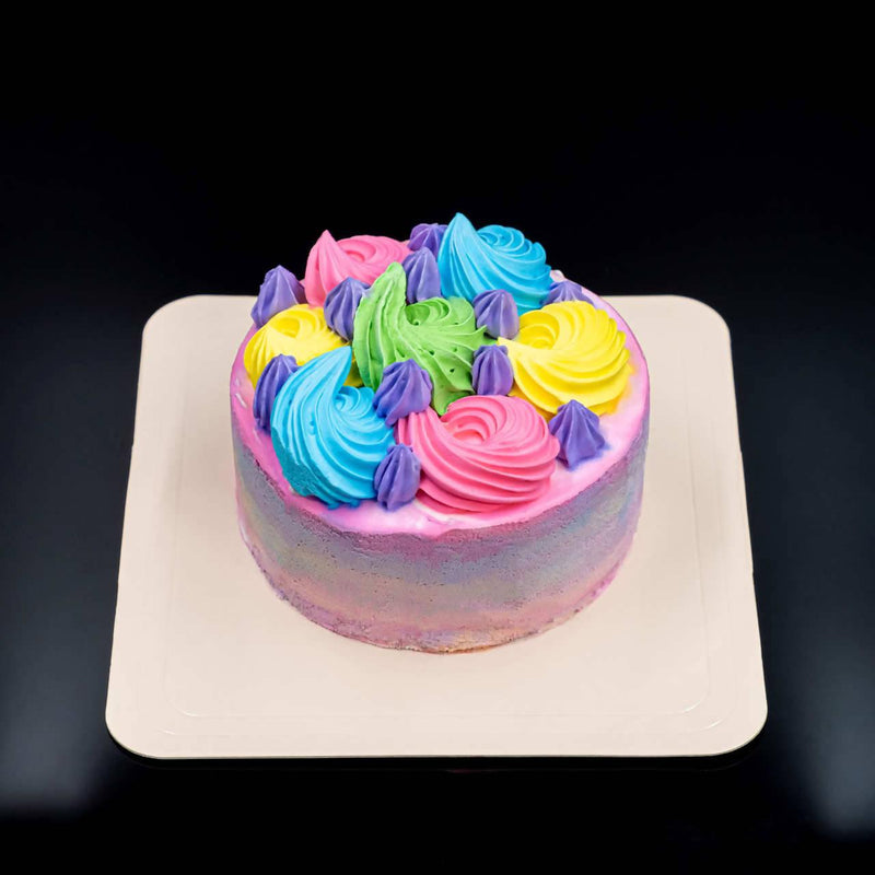 ユニコーンとハートのギミックケーキ 4号Lav1eenRose