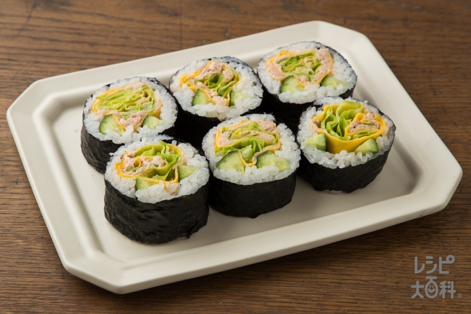 節分に！具材4つで簡単「ツナとキムチのキンパ」レシピと巻き方SATETO さてと