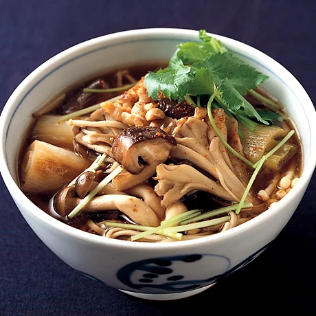 めんつゆで作る！あったか月見そば