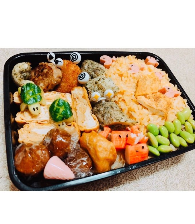 水族館遠足☆マンボウ弁当ザッキー☆のキャラ弁LIFE