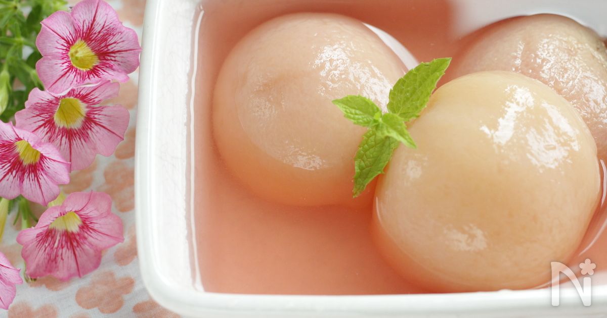 簡単レシピ！美味しくなる桃の瞬間コンポート