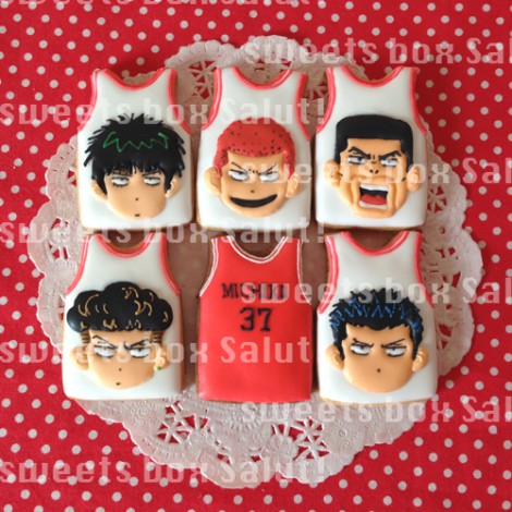 スラムダンク 流川楓アイシングクッキー ワカナSnapdish スナップディッシュID:9zmLna