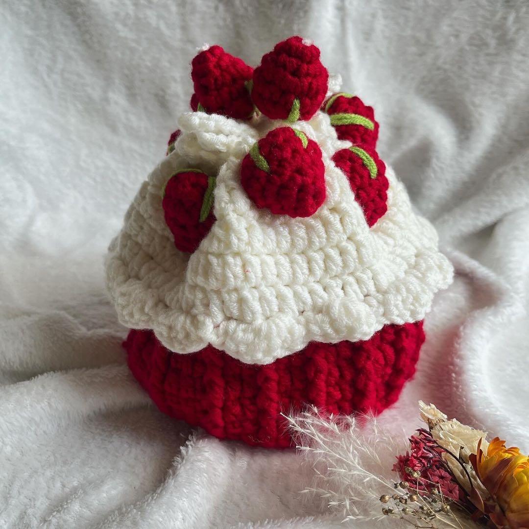 いちごのポーチ。 - まいにち、てしごと