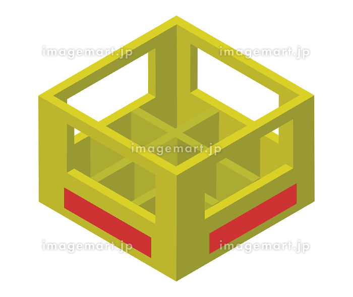 アイソメトリックなビールケースのイメージ素材254928114 毎月1点無料 フリー のストックフォト イメージマート