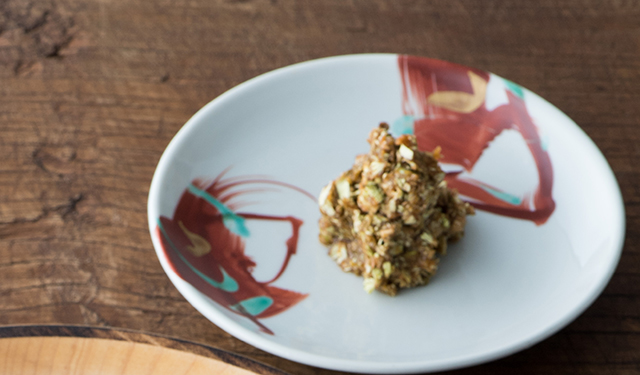 もっと美味しい健康へ シェフパートナーズ料理塾 飯田徹也料理塾「中華風ふきみそ」