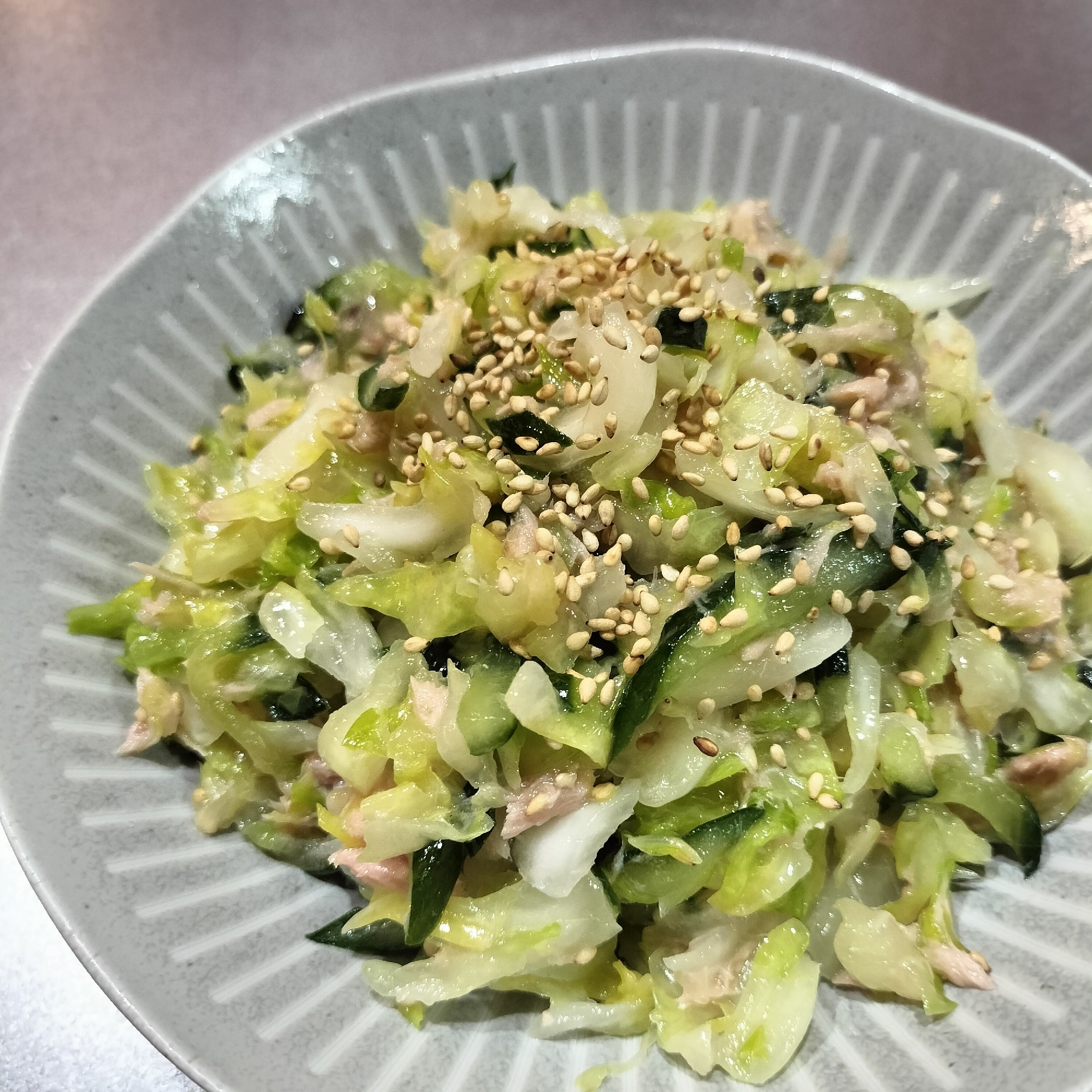 塩こんぶでうますぎツナキャベツ