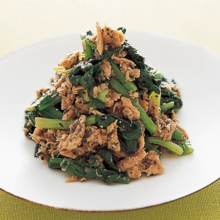 ほうれん草料理 ほうれん草ツナ炒め